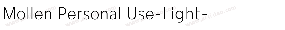Mollen Personal Use-Light字体转换